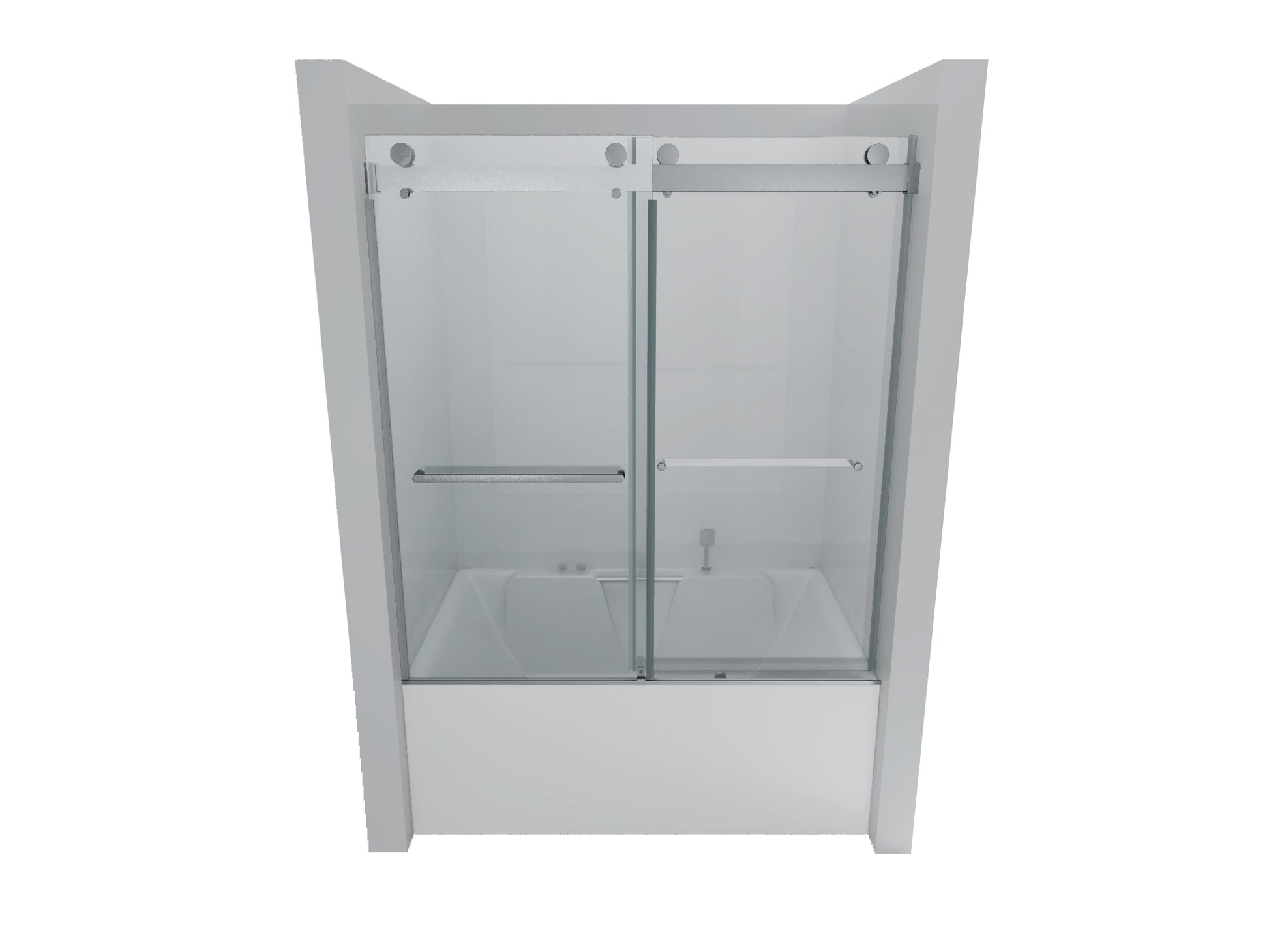 Anti Splash Threshold Only, 24D02P07 Chx Chrome Stainless Steel