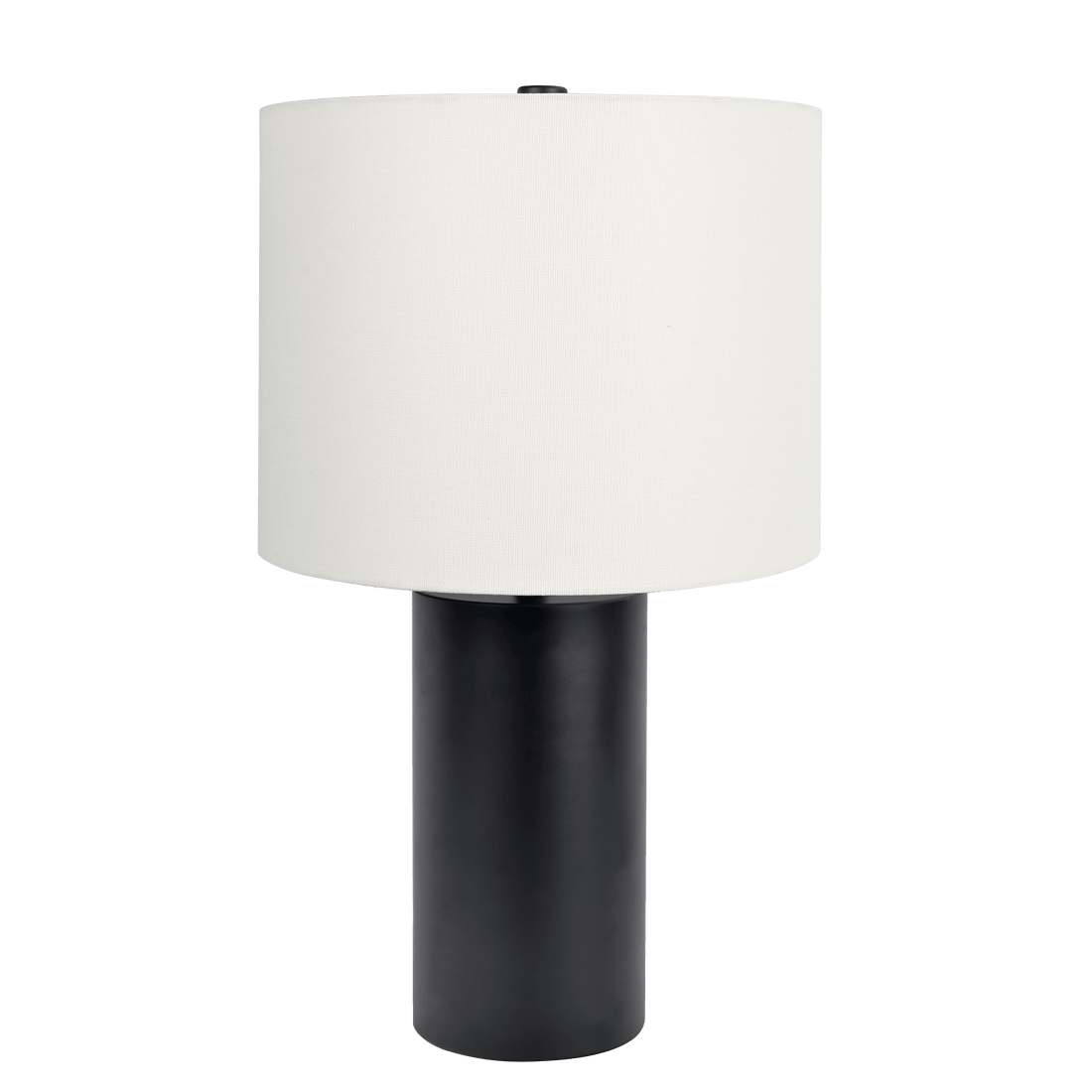 Aura Black Table Lamp With On Off Switch Black Block Base Black,White Table&Floor Lamps Metal