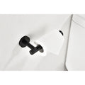 2 Pack Bathroom Paper Towel Holder Wall Mount Matte Black Stainless Steel