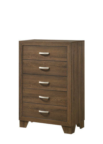 Miquell Oak Finish Chest Oak Synthetic Wood
