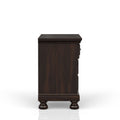Dark Cherry Nightstand Two Drawer Cherry Solid Wood Mdf