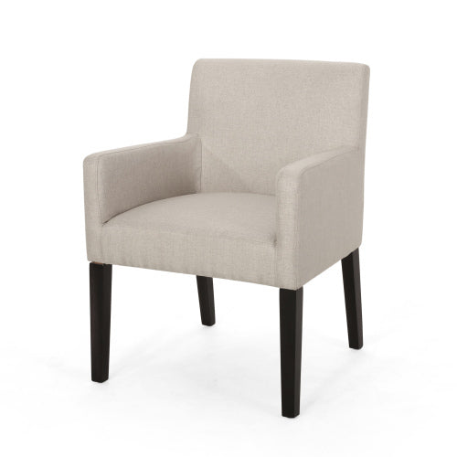 Arm Chair Beige Fabric