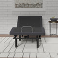 Model G2 Adjustable Base Twin Long: Voice Command, Glide Tech, Led Lights, Zero Clearance Twin Xl Dark Grey Metal