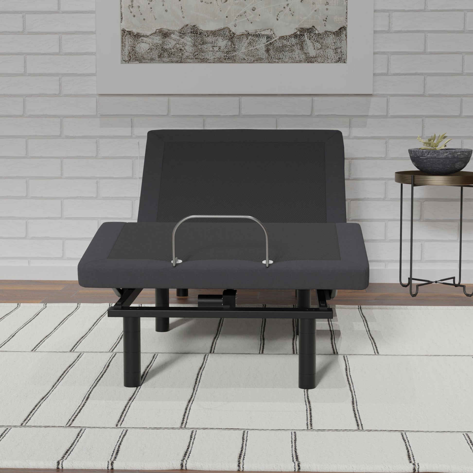 Model G2 Adjustable Base Twin Long: Voice Command, Glide Tech, Led Lights, Zero Clearance Twin Xl Dark Grey Metal