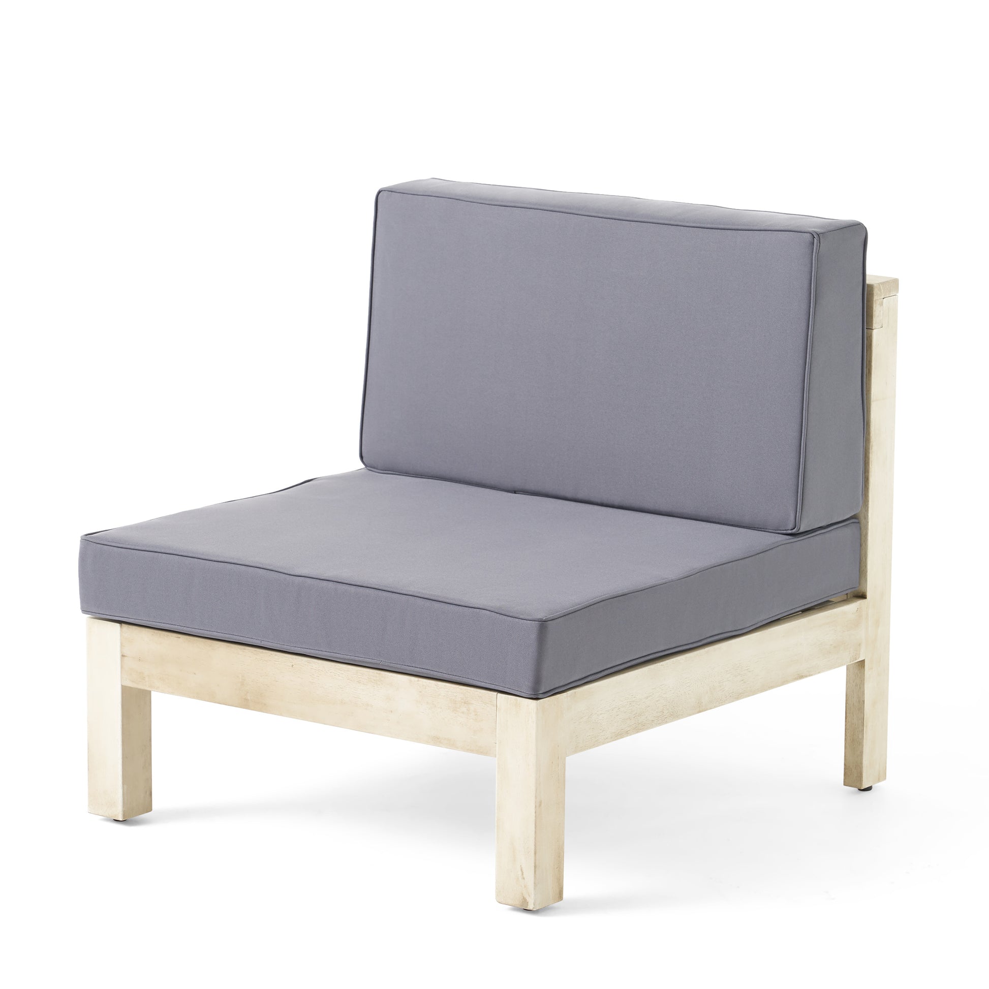 Brava X Back Seat, Light Grey Dark Grey Acacia Wood