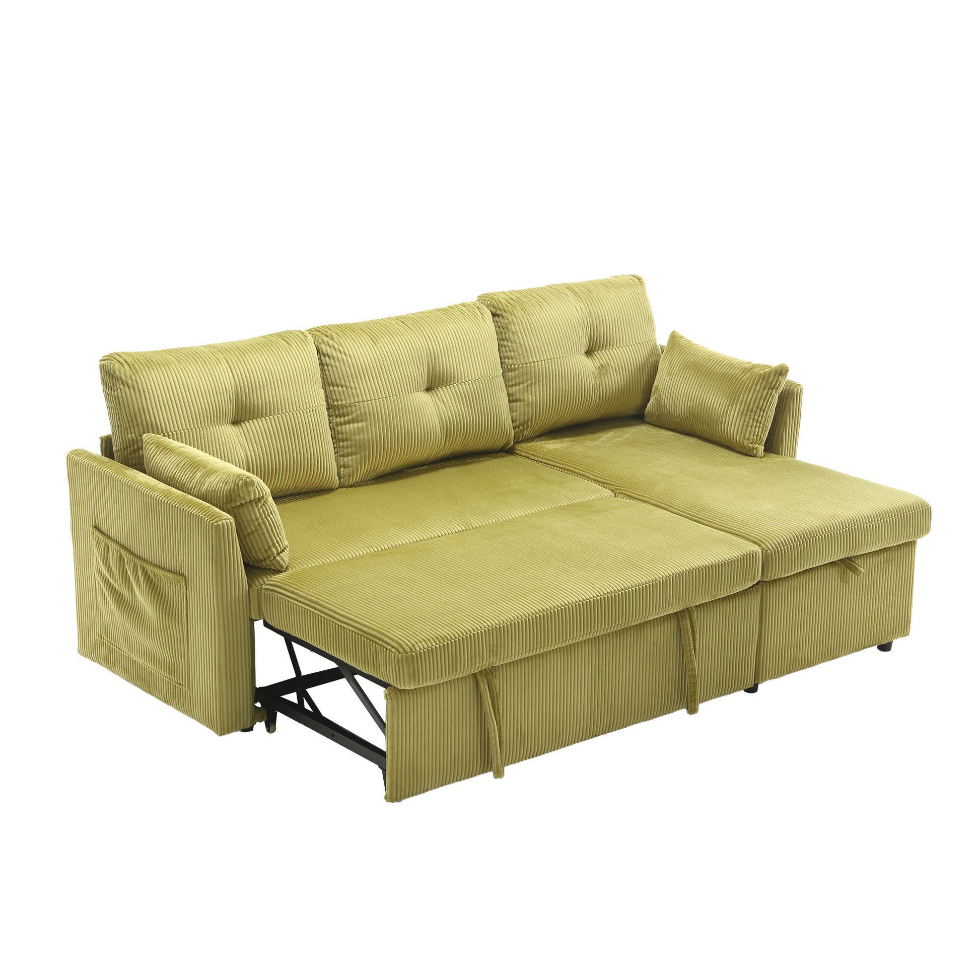 United Modular Sectional Sofa L Shaped Modular Couch With Reversible Chaise Modular Sofa Sectional Couch With Storage Seats Olive Velvet 3 Seat