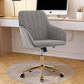 Ty Office Chair Gray Velvet