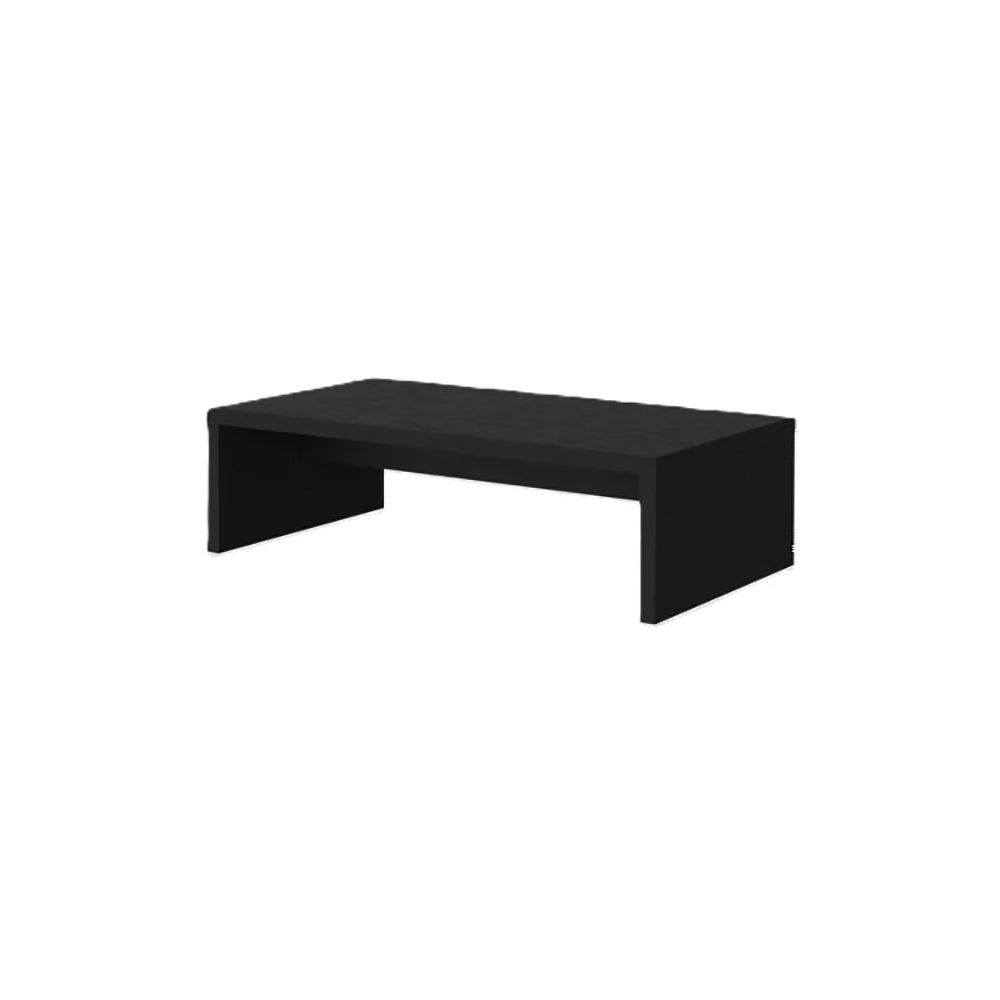 Black Oak Monitor Stand Black Primary Living Space Melamine