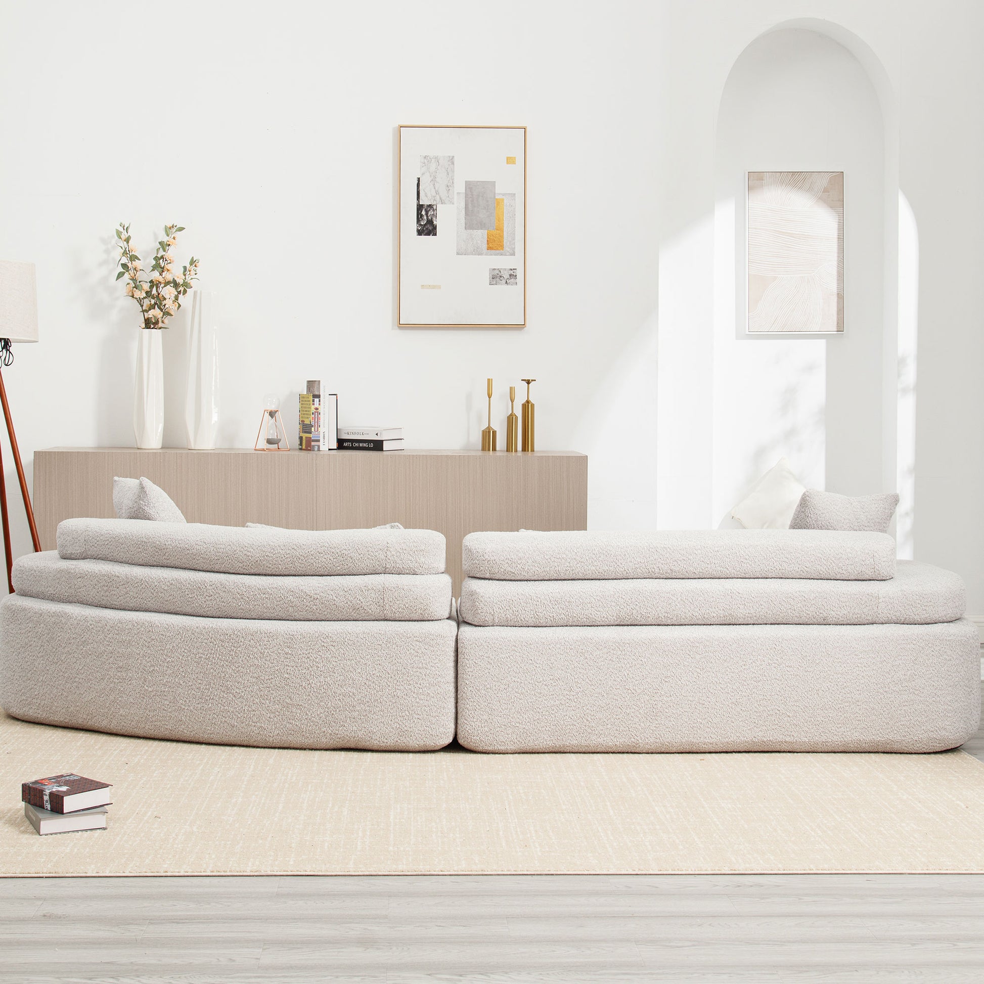 Unique Modeling Design,Upholstered Indoor Furniture,Foam Filled Sleeper Sofa Bed For Living Room,Bedroom,3 Colors Light Gray Primary Living Space Modern Foam Polyester 4 Seat