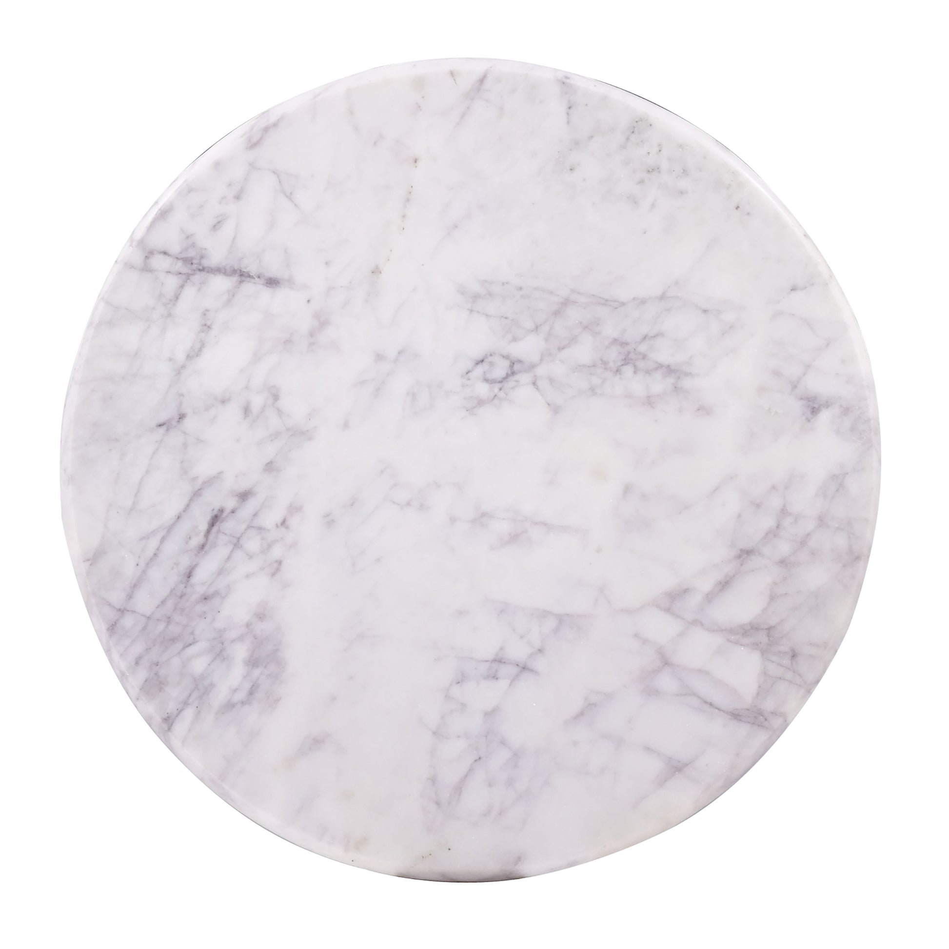 Luxurious Round Mable Topped Pedestal Coffee Table, Living Room Sofa Side Table, White Black Black White Primary Living Space Industrial Freestanding Mango Coffee & End Tables Round Marble,Solid Wood Pedestal