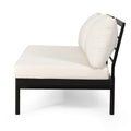 Theo 2 Seater Sofa Left Side Cream Acacia Wood