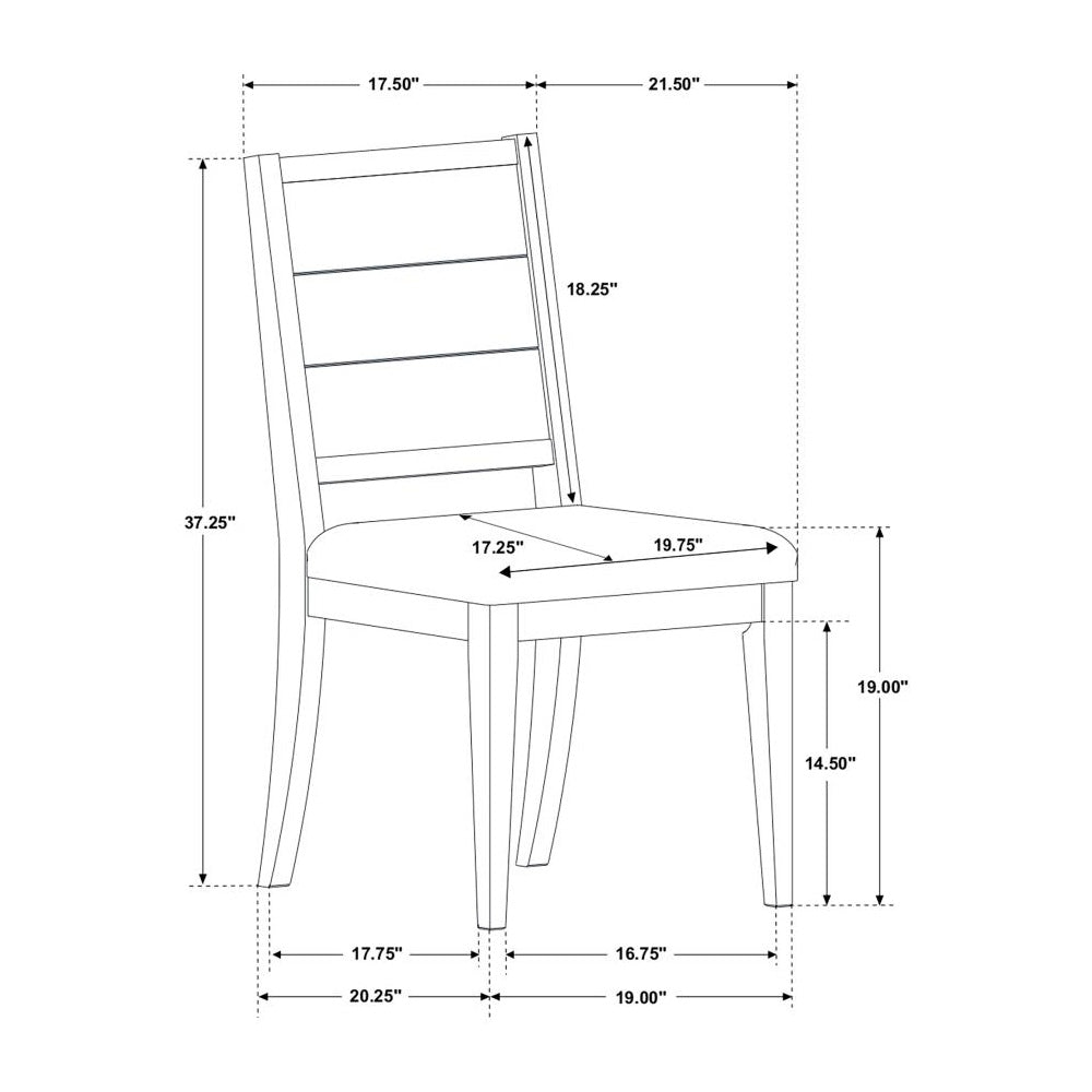 Set Of 2 Dining Chairs With Upholstered Seat, Grey And Black Solid Black Grey Dining Room Rectangular Dining Chairs Set Of 2 Plywood,Polyester