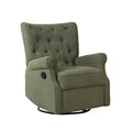 Alice Wingback Recliner In Sage Boucle Sage Fabric