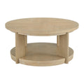 C Tan Coffee Table Tan Solid Wood