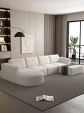 104.32*70.86 Modular Sectional Sofa Sleeper Couch, Sectional Sofa With Chaise And Ottoman, Convertible U Shaped Modular Sofa Set For Living Room, Bedroom. Memory Foam, White. Combo A B C D White Primary Living Space Soft Minimalist,Modern Memory Foam