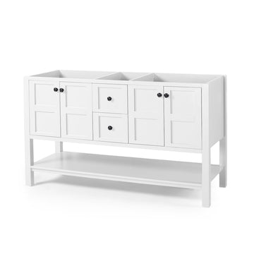 60'' Cabinet White Mdf