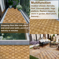 30 Pcs Interlocking Deck Tiles Checker Pattern, 12