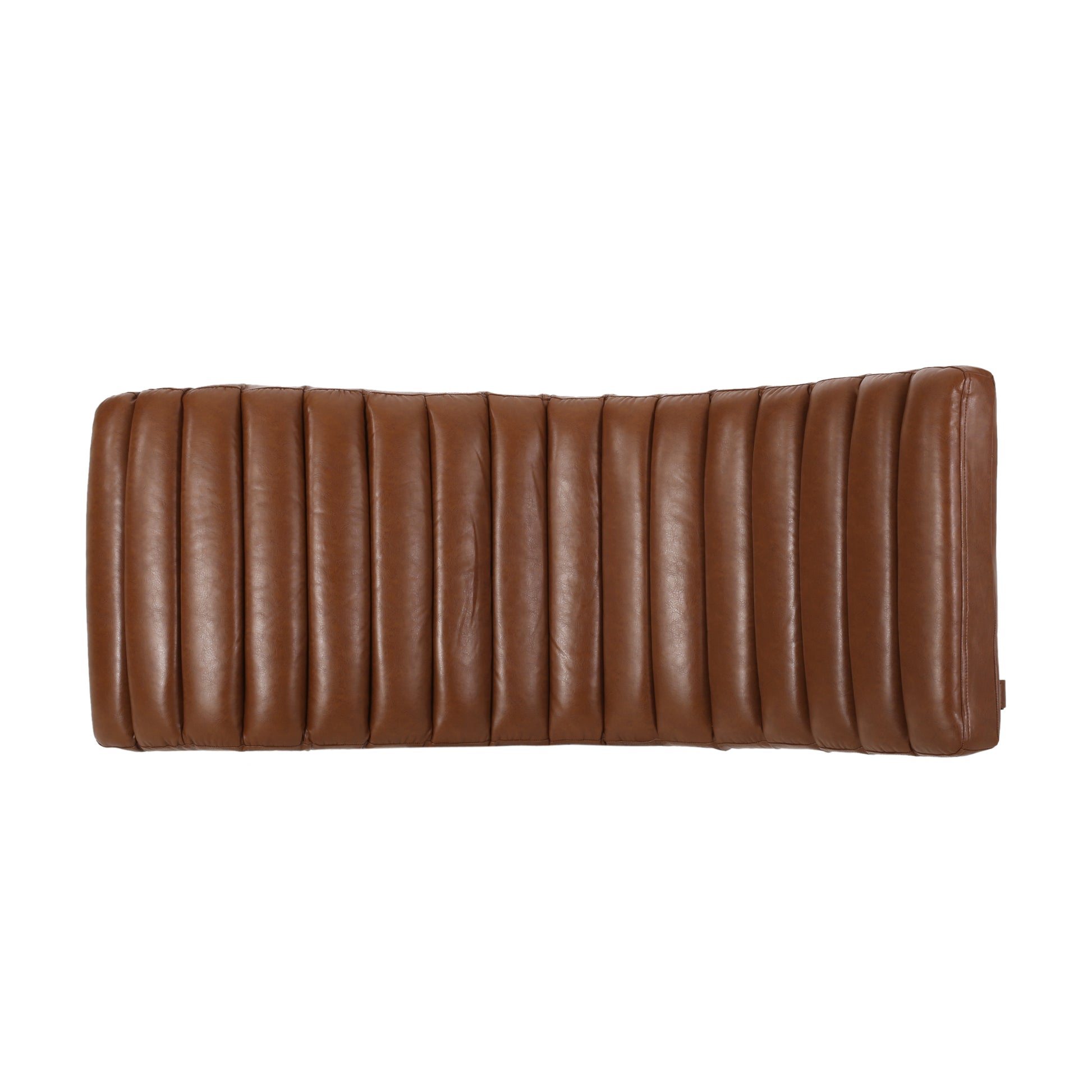 S Chaise Lounge Light Brown Pu