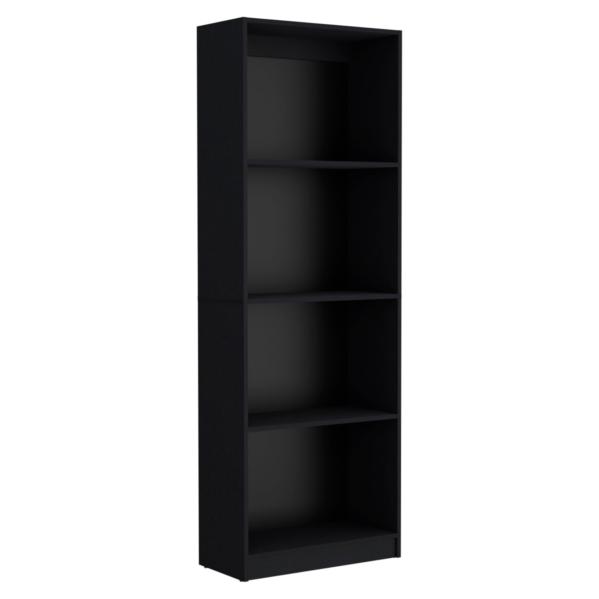 Duette 3 Piece Home Bookcase Set, 74" Wide With 11 Shelves And Two Door Cabinetliving Room Set Set Black Freestanding 5 Or More Shelves Black Office Open Storage Space Modern Particle Board