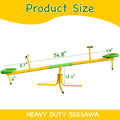 Garden Kids Playground Seesaw Steel Outdoor Seesaw 360 Degree Rotation Seesaw Playground Equipment Antique Yellow 200 Lbs & Over 5 To 8 Years Metal Indoor & Outdoor Use