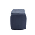 Coolmore Storage Ottoman,Bedroom End Bench,Upholstered Fabric Storage Ottoman With Safety Hinge, Entryway Padded Footstool, Ottoman Bench For Living Room & Bedroom Navy Navy Foam Velvet