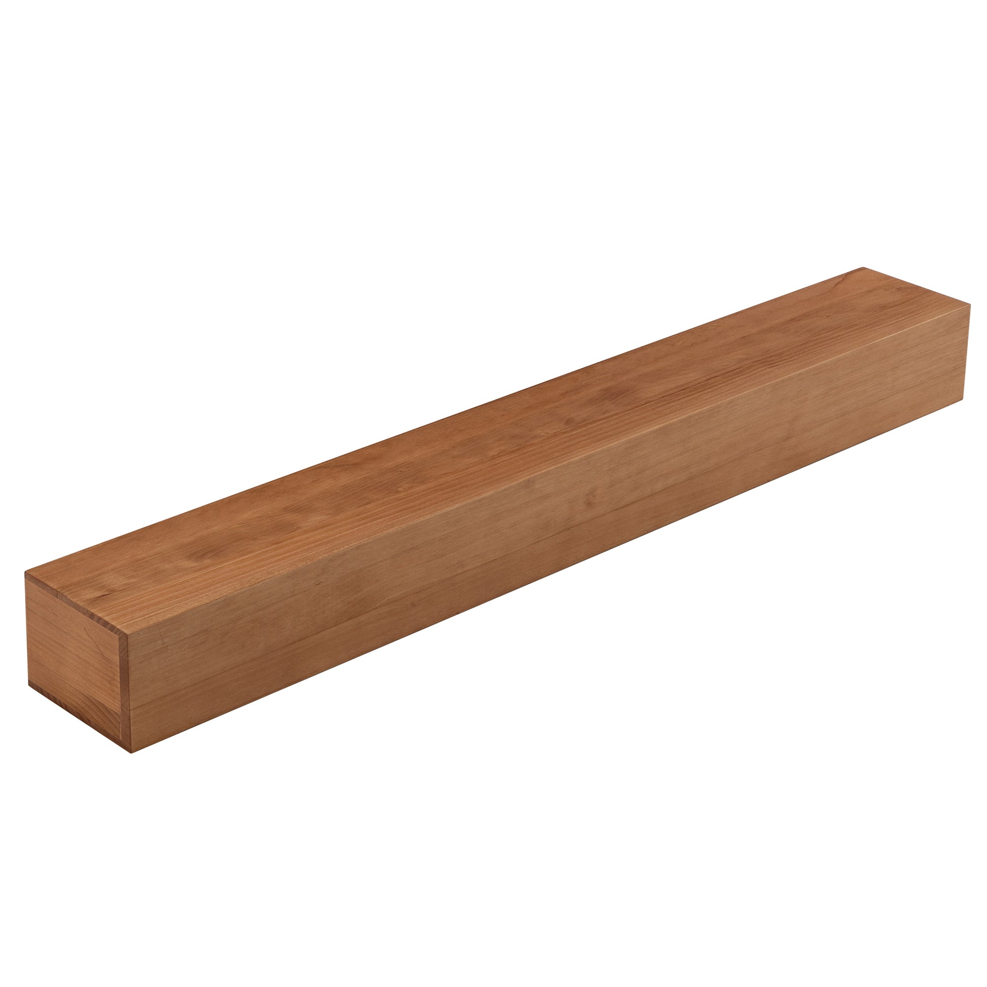72'' Fireplace Mantel Wooden Wall Mounted Floating Shelf 8" Deep Solid Pine Wood,Natural Natural Wood