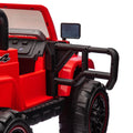 24V Kids Ride On Electric Car W Parents Control,Seat Width 19.09In,2Wd,Rear Suspension,Trunk Storage,Portable Pull Rod,Light&Searchlight,Bluetooth,Usb,Provide A Speed Of 2.5 4Mph For Kids Aged 3 8.