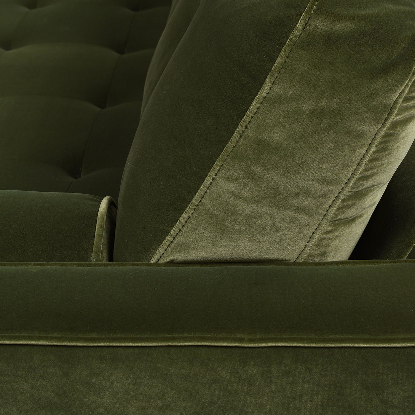 Nicholas 83.5" Mid Century Modern Sofa, Olive Green Performance Velvet Olive Green Foam Velvet 3 Seat