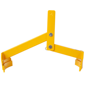 Steel Drum Lifter Secure Reliable Heavy Duty 1100 Lbs Working Load Limit Wll ,Yellow Color Yellow Steel