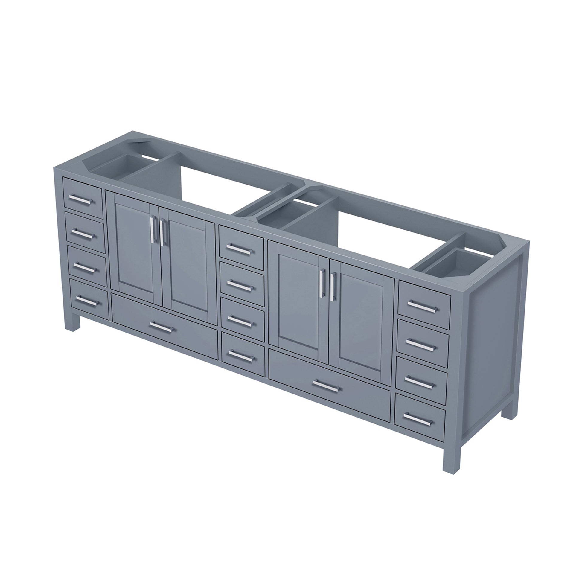 Dark Grey Double Bath Vanity 84 In. W X 22 In. D Dark Grey Plywood Wood