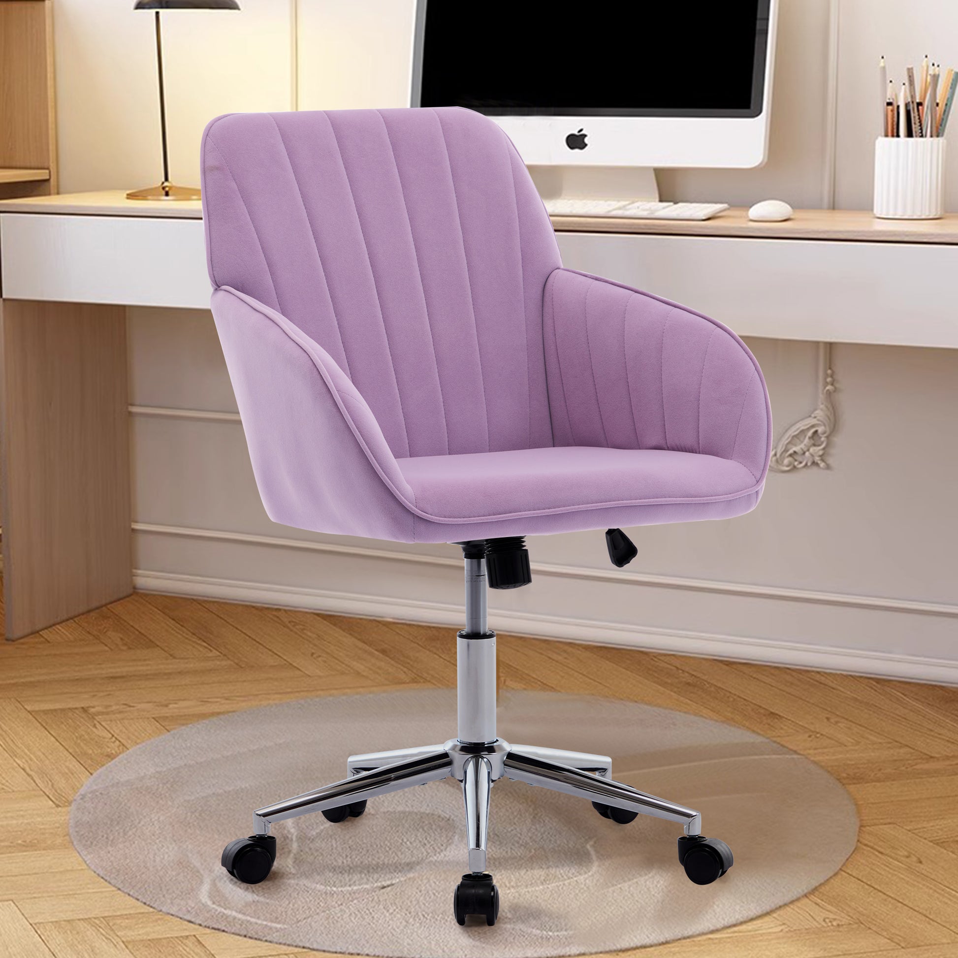 Ty Office Chair Lilac Velvet