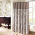 Jacquard Shower Curtain Multicolor Polyester