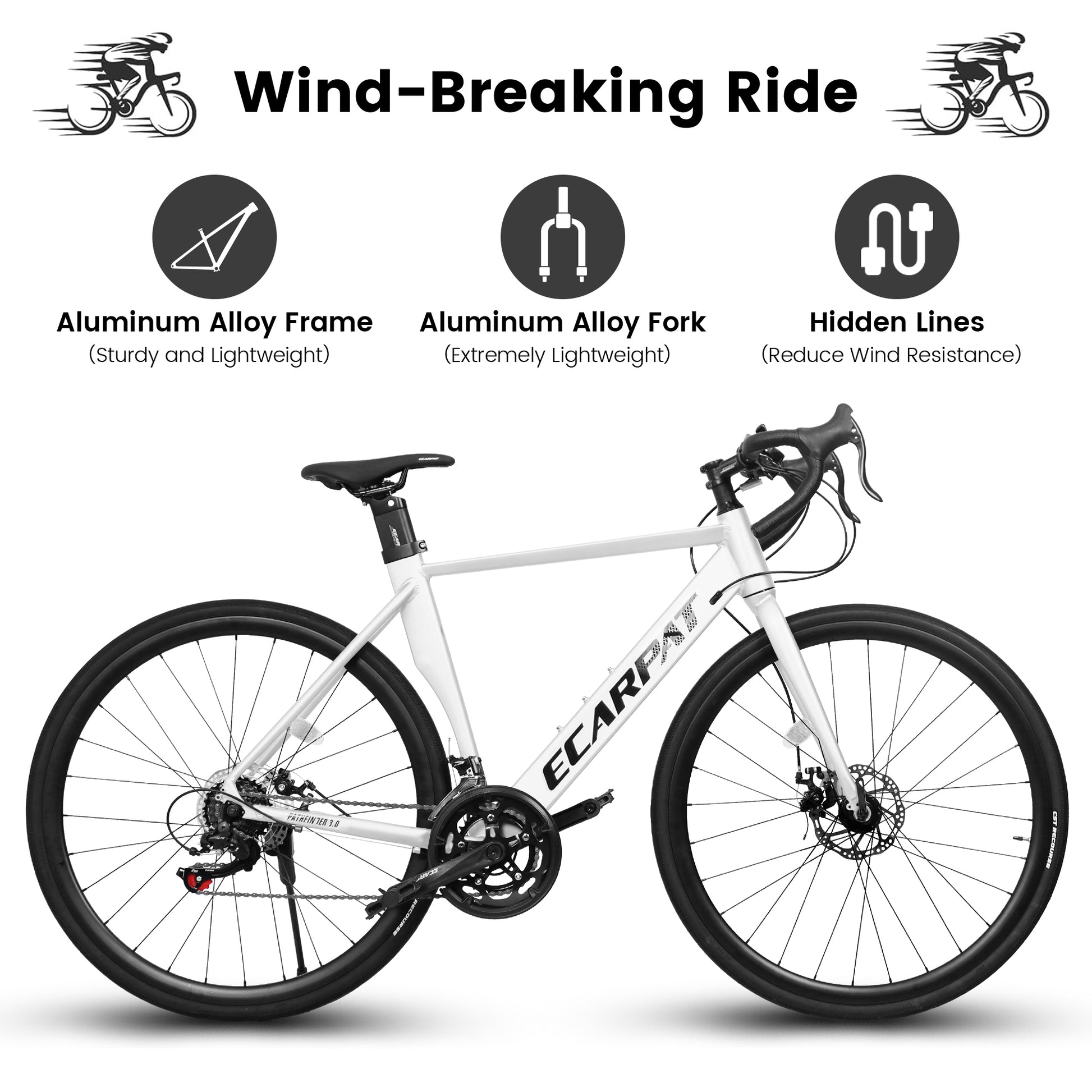 A28315 White Mountain Bikesuspension Fork, Steel Frame Disc Brake For Men Women Mens Bicycle Adlut Bik White Without Anti Slip Garden & Outdoor American Design Multifunctional Aluminium