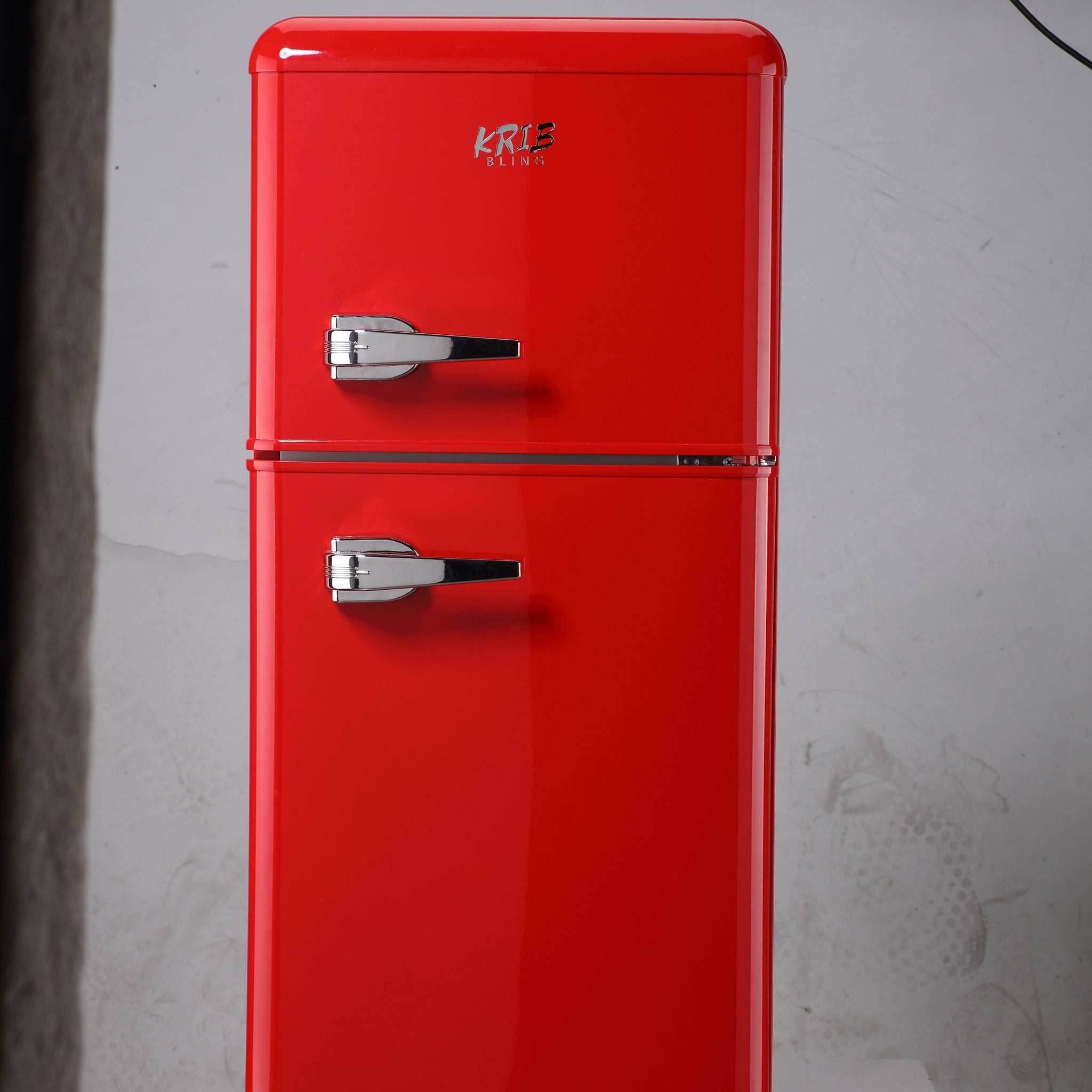 3.5Cu.Ft Compact Refrigerator Mini Fridge With Freezer, Small Refrigerator With 2 Door, 7 Level Thermostat Removable Shelves For Kitchen, Dorm, Apartment, Bar, Office, Red Red Kitchen Modern Abs Steel Q235