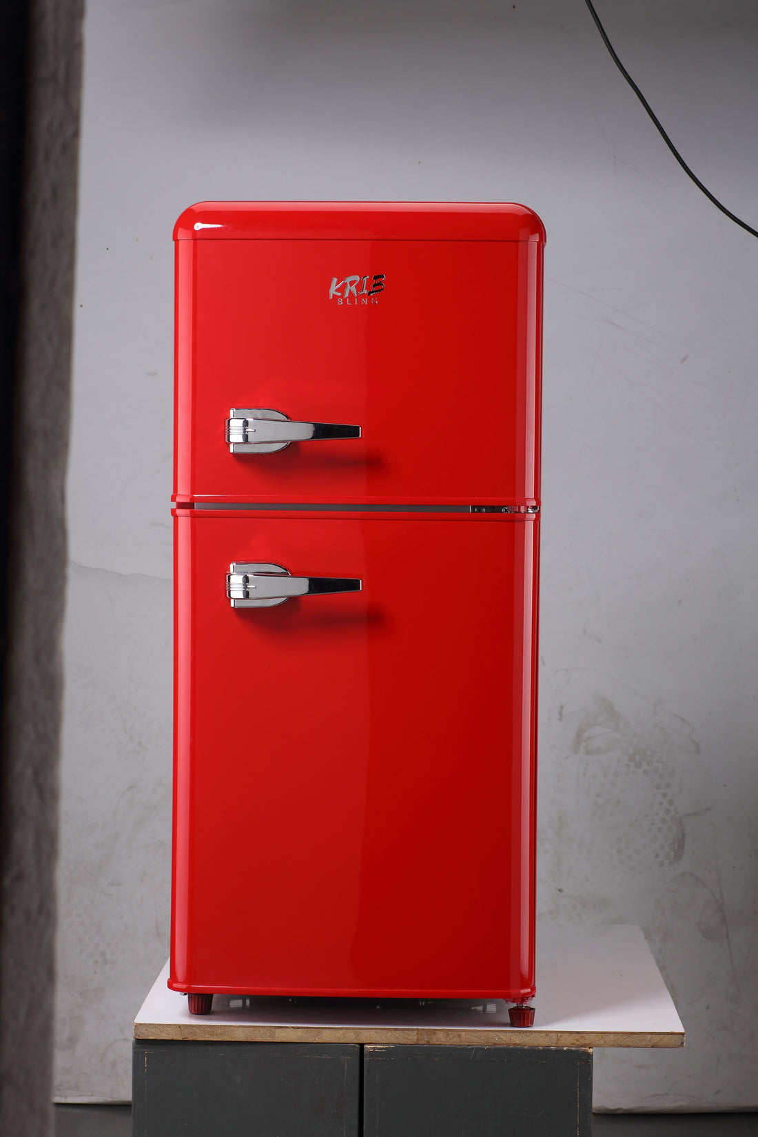 3.5Cu.Ft Compact Refrigerator Mini Fridge With Freezer, Small Refrigerator With 2 Door, 7 Level Thermostat Removable Shelves For Kitchen, Dorm, Apartment, Bar, Office, Red Red Kitchen Modern Abs Steel Q235