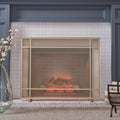 Fire Screen Gold Iron