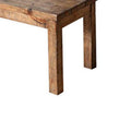 Old Style Wood Bench, Brown Brown Wood