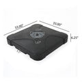 Royal Canopy Umbrella Base Black Resin