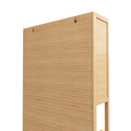 Bamboo Tea Cabinet 1 2 Drawers Natural Bamboo