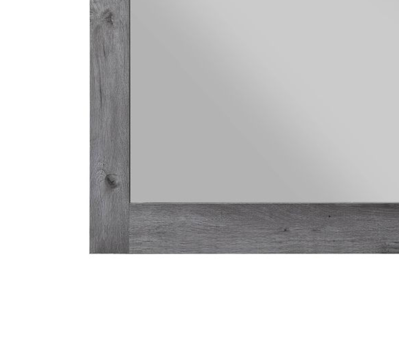 Vidalia Rustic Gray Oak Finish Mirror Gray,Oak Synthetic Wood