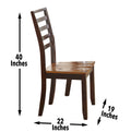 Abaco 3 Piece Dining Set Brown Brown Wood