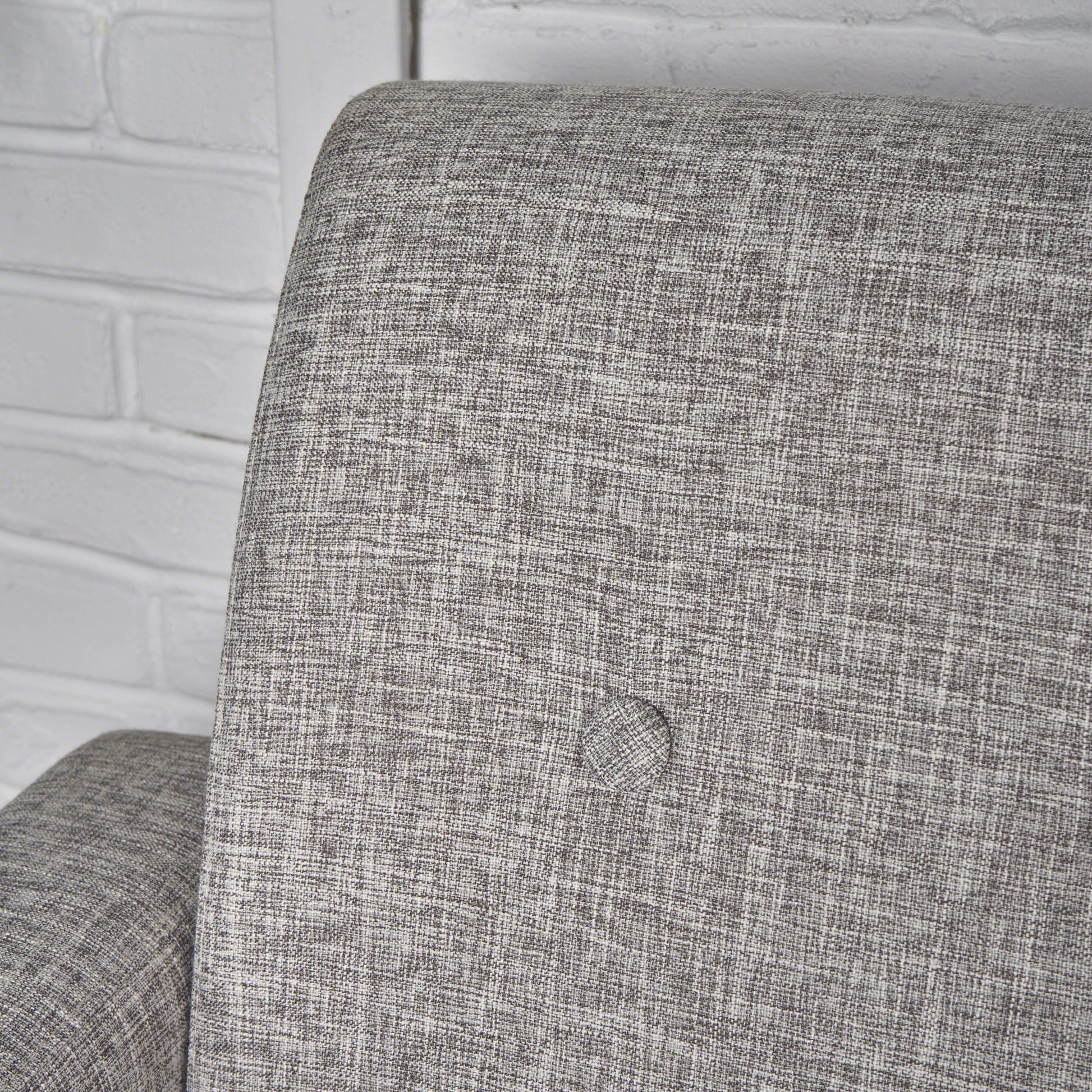 Club Chair Light Grey Fabric