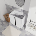 Soft Close Doors Bathroom Vanity,30 Inch For Small Bathroom Only Vanity ,No Sink White 2 Bathroom Freestanding Modern Plywood