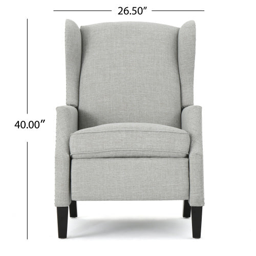 Recliner Grey Fabric