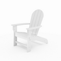 White Adirondack Chair Premium Hdpe Poly Lumber For Pool, Patio, And Garden Elegance No Adirondack White Weather Resistant Frame American Traditional Hdpe Hdpe