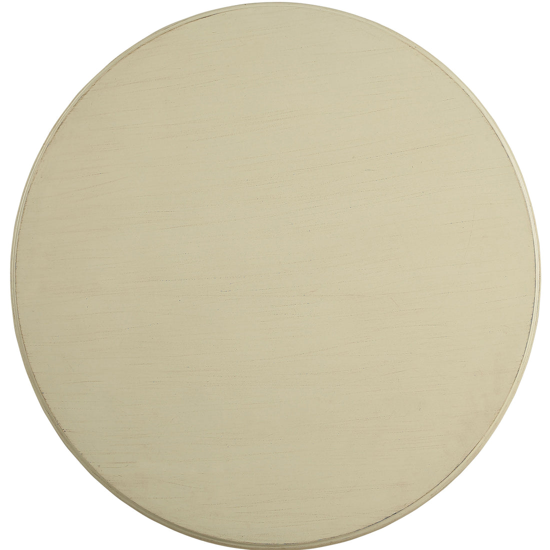 Antique White Accent Table With Pedestal Base Antique White Primary Living Space Farmhouse,Modern Round Wood Pedestal