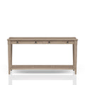 Sofa Table In Sand Finish Sand Solid Wood Mdf