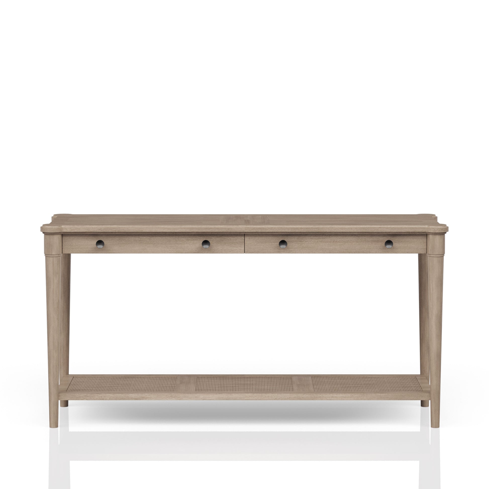 Sofa Table In Sand Finish Sand Solid Wood Mdf