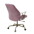 Pink Office Chair With Swivel Solid Pink Office Office Chairs Solid Back Swivel Genuine Leather