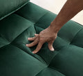 Green Velvet Loveseat Sofa Bed Green Velvet Foam Velvet 2 Seat